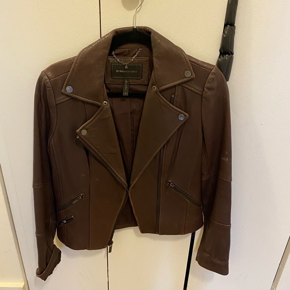 BCBG Leather Jacket